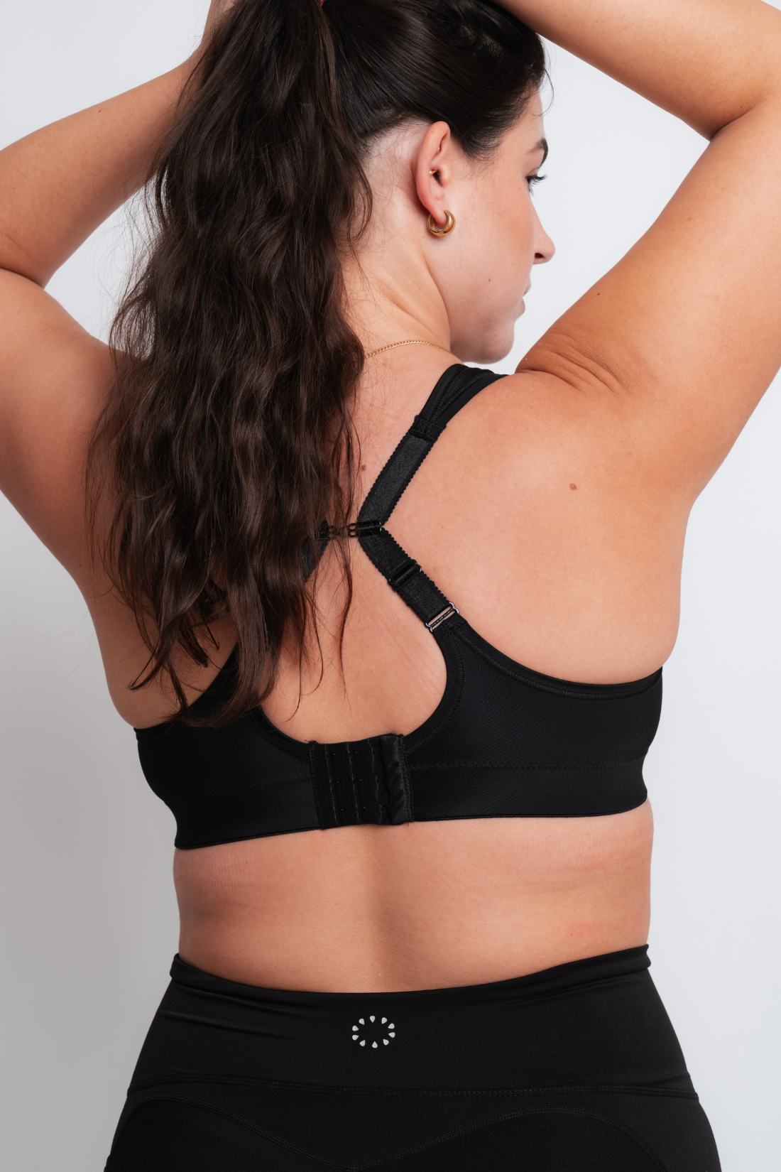 Pure Lime Compression Bra High Impact Bra 2000 Black