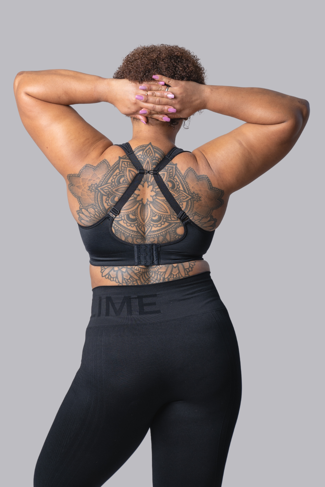 Pure Lime Padded Athletic Bra Bra 2000 Black