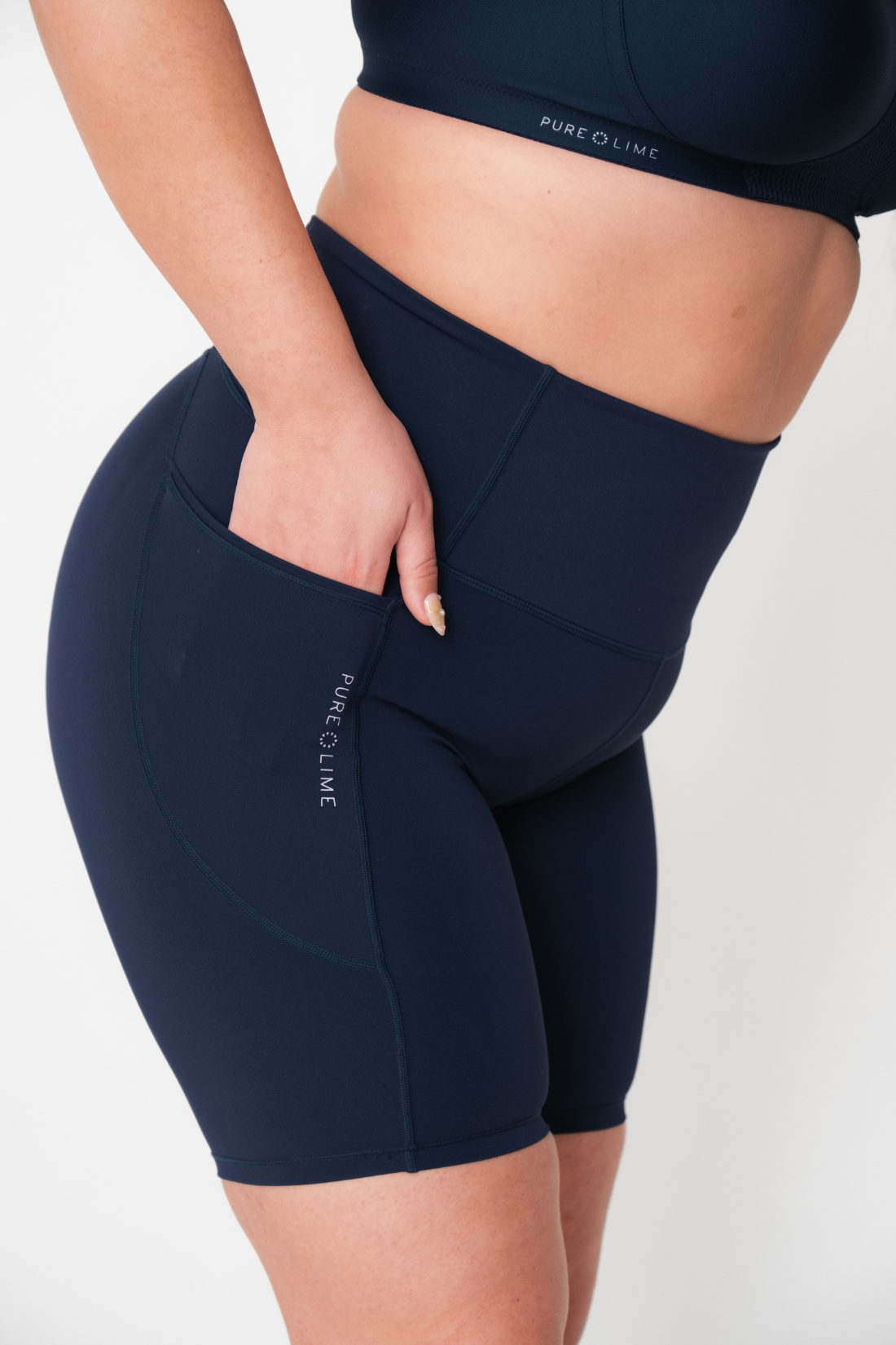 Pure Lime Pure Training Shorts Shorts 4300 Baritone Blue