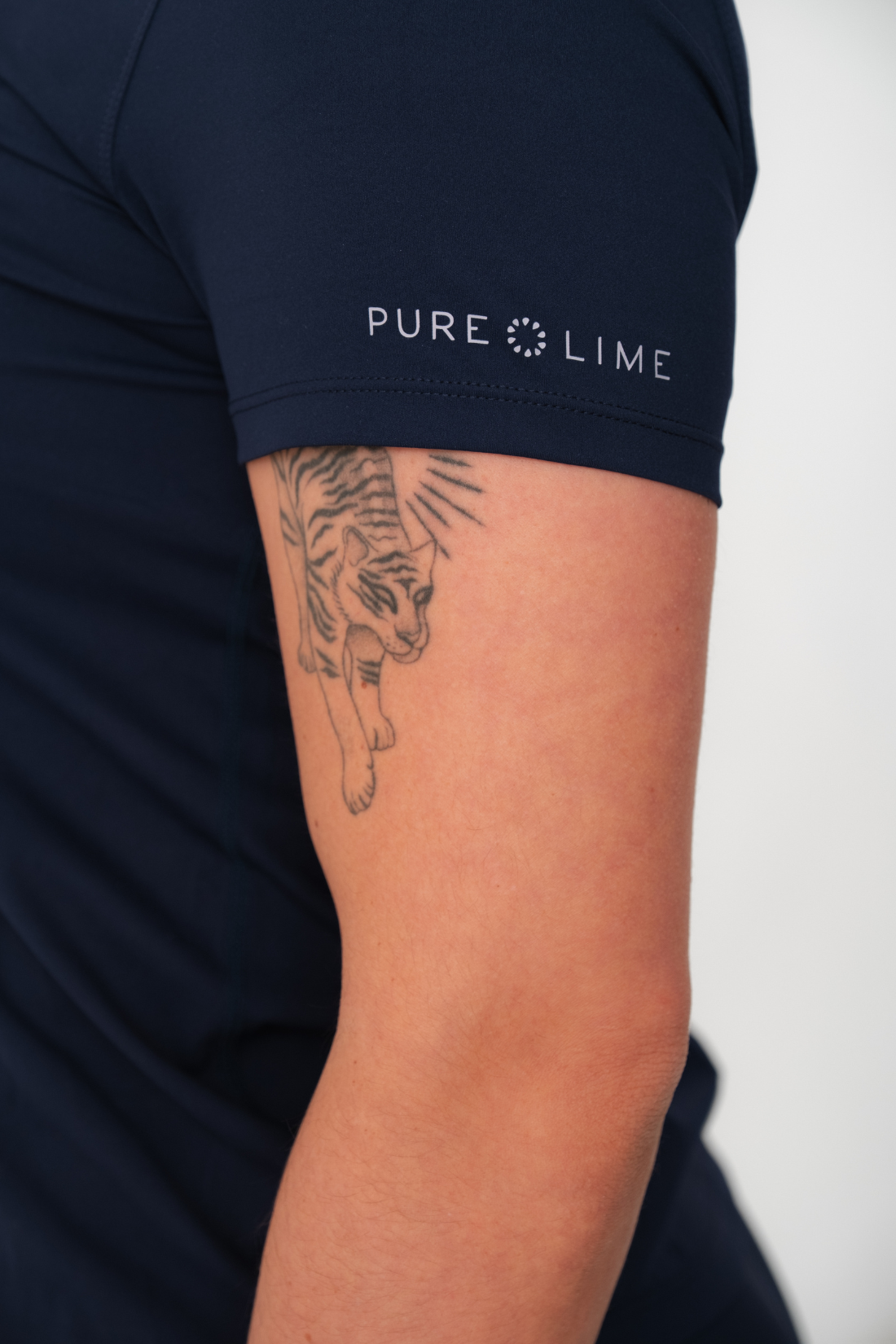 Pure Lime Pure Training Tee Tee 4300 Baritone Blue