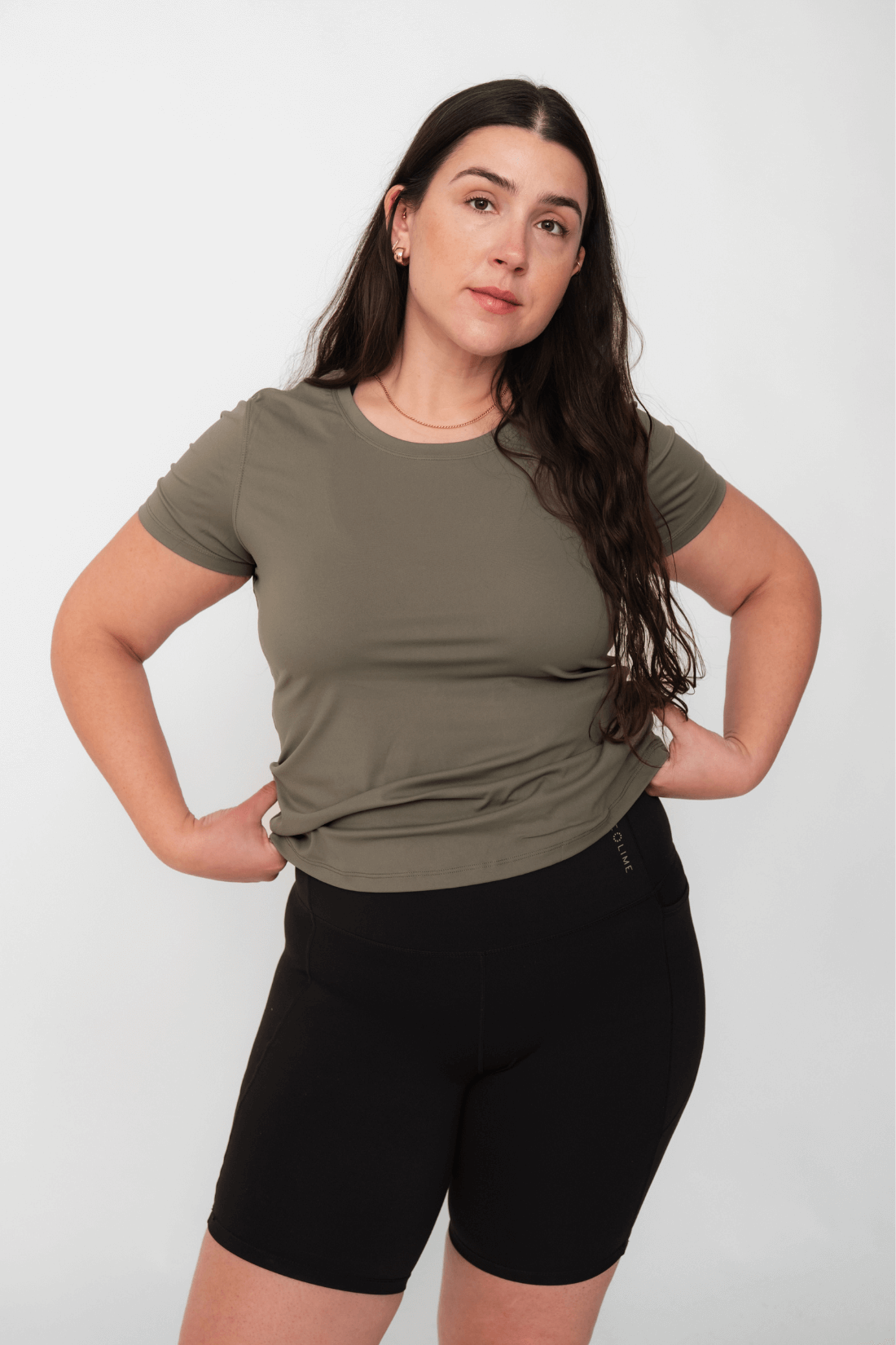 Pure Lime Pure Training Tee Tee 4615 Smokey Olive
