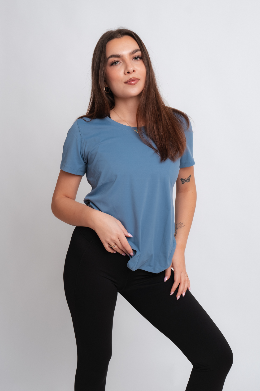 Pure Lime Pure Training Tee Tee 4620 Dew Blue