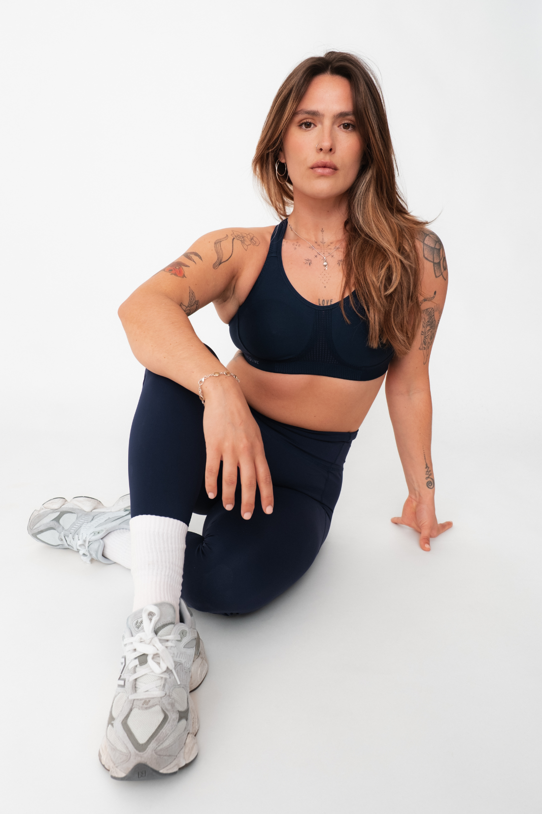 Pure Lime Pure Training Tights Leggings 4300 Baritone Blue