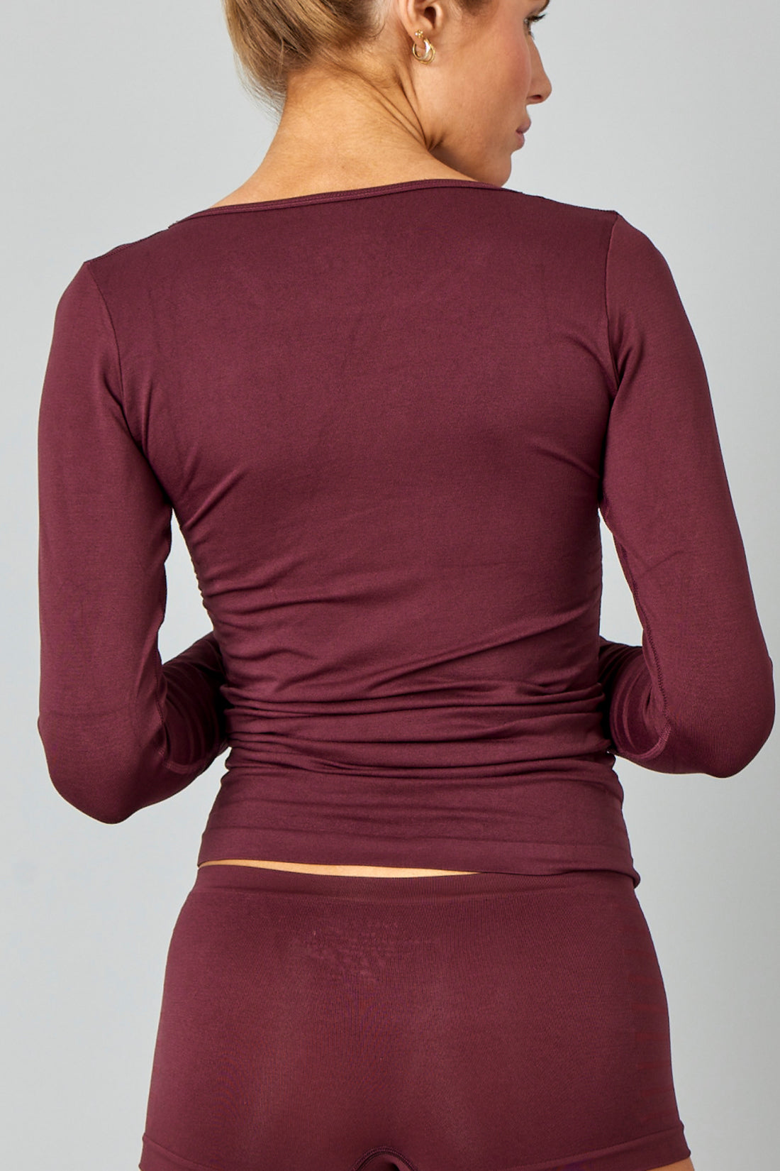 Pure Lime Seamless Longsleeve Tee Tee 6220 Tawny Port