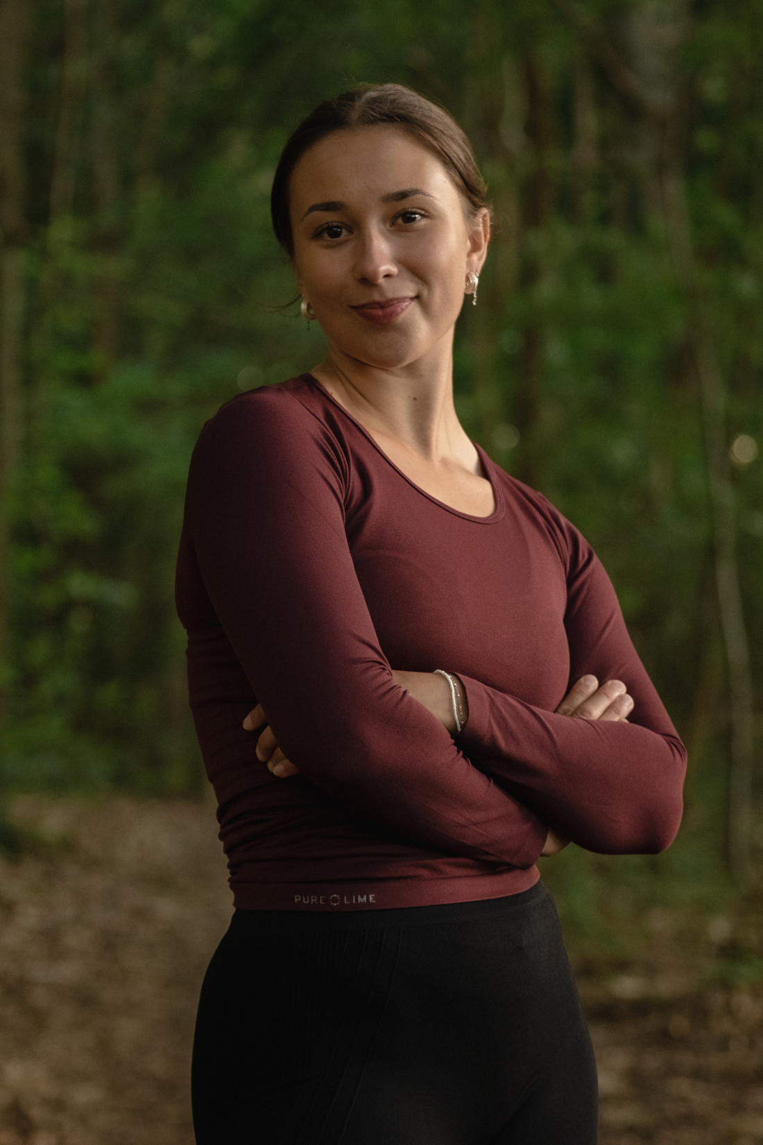 Pure Lime Seamless Longsleeve Tee Tee 6220 Tawny Port