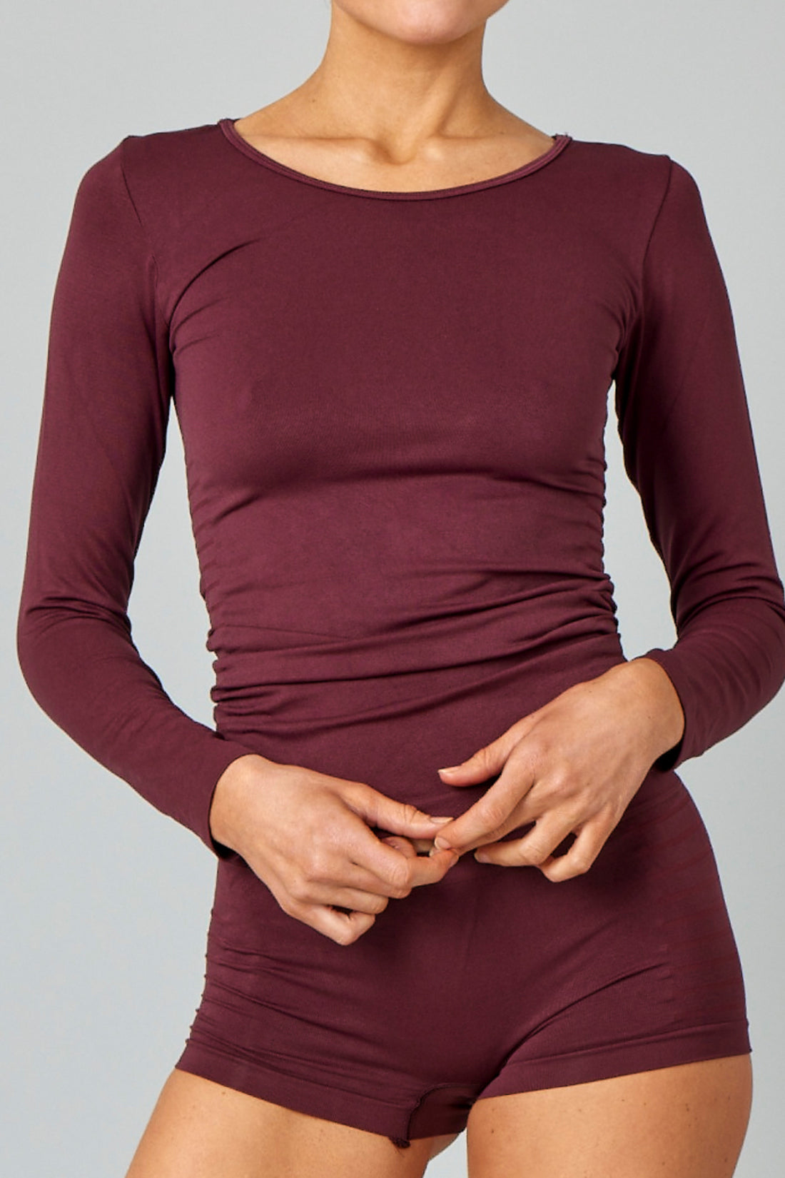 Pure Lime Seamless Longsleeve Tee Tee 6220 Tawny Port