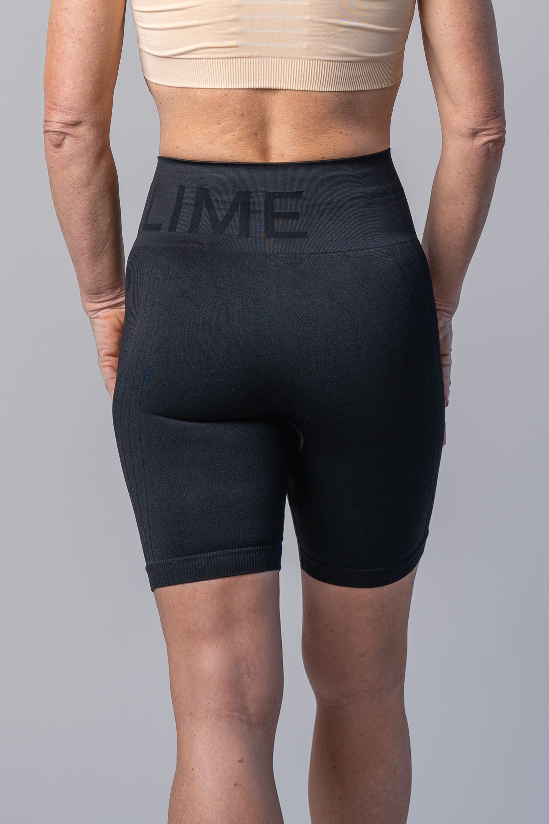 Pure Lime Seamless Shorts Leggings 2000 Black