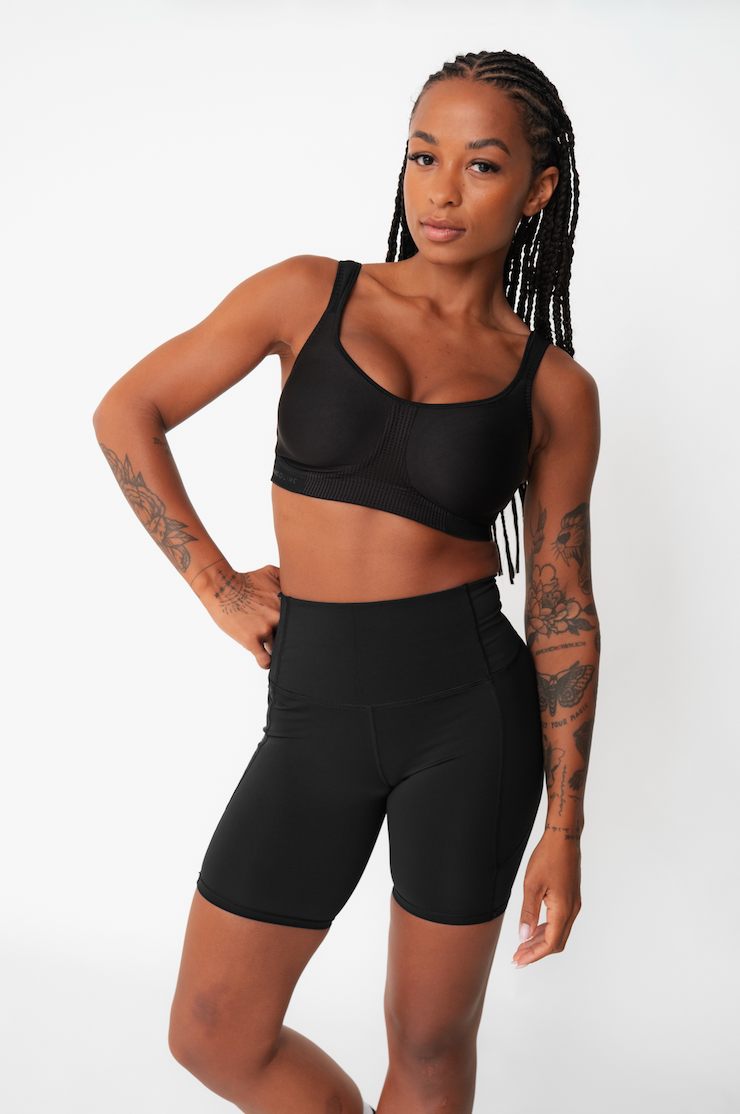 Pure Lime Support Bra Bra 2000 Black