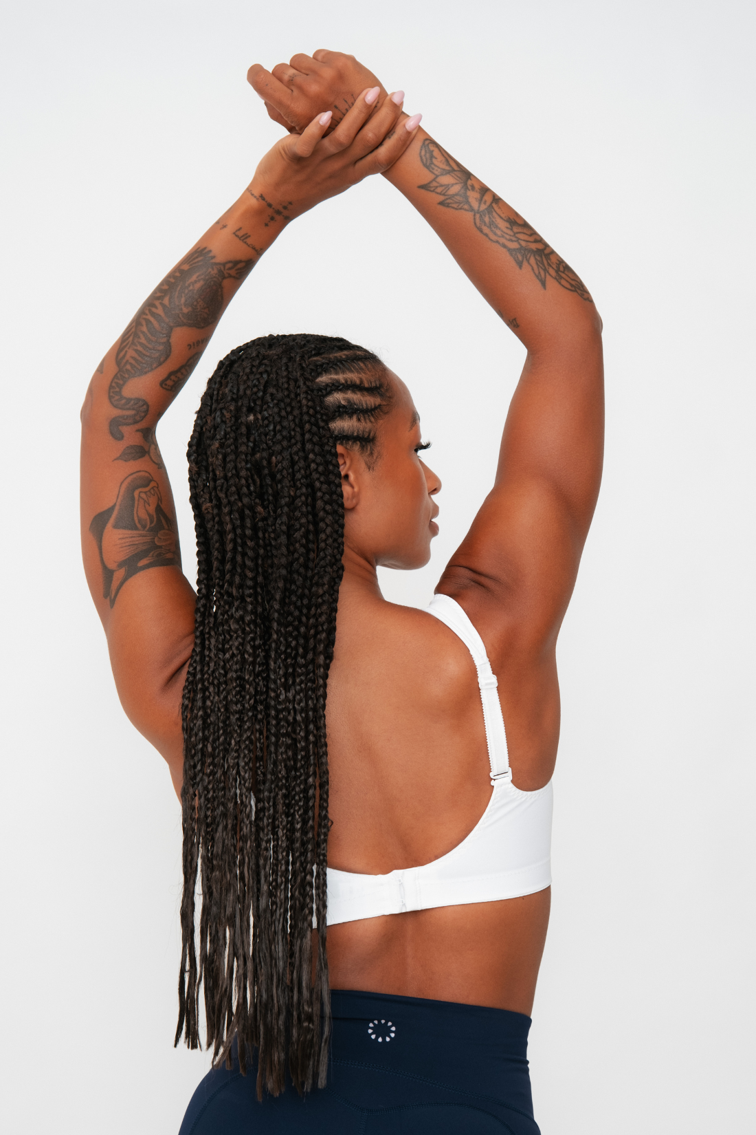 Pure Lime Support Bra High Impact Bra 1000 White