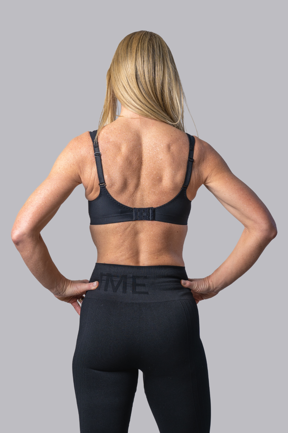 Pure Lime Support Bra High Impact Bra 2000 Black