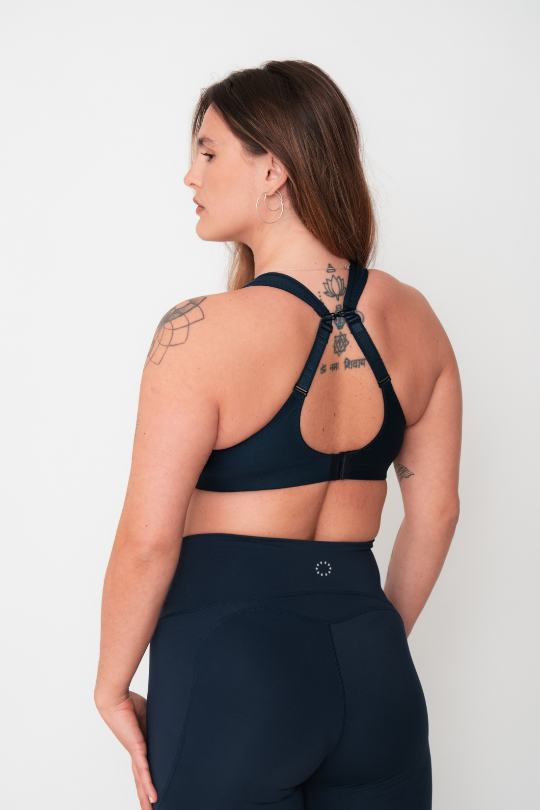 Pure Lime Support Bra High Impact Bra 4300 Baritone Blue