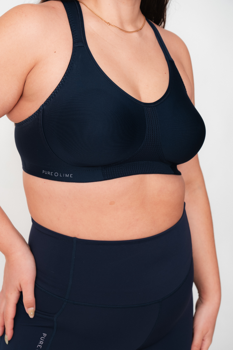 Pure Lime Support Bra Bra 4300 Baritone Blue