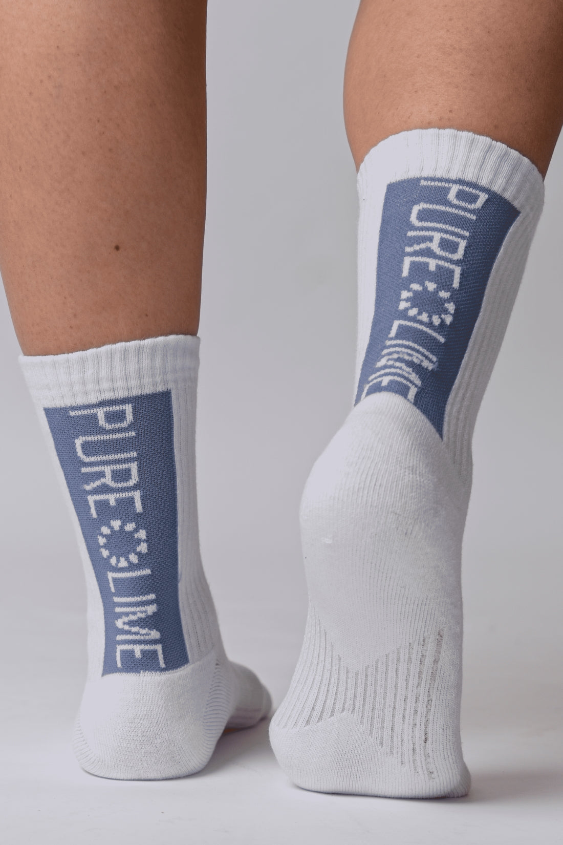 Pure Lime Tennis socks 2-pack Socks 4620 Dew Blue