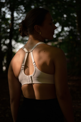 Pure Lime Compression Bra High Impact Bra 1000 White