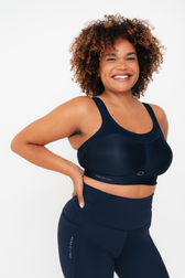 Pure Lime Compression Bra High Impact Bra 4300 Baritone Blue