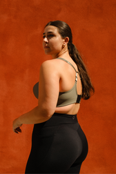 Pure Lime Compression Bra High Impact Bra 4615 Smokey Olive