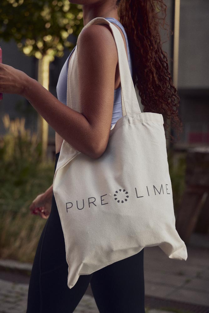 Pure Lime Essential Tote Bag Tote Bag 1010 OFF WHITE