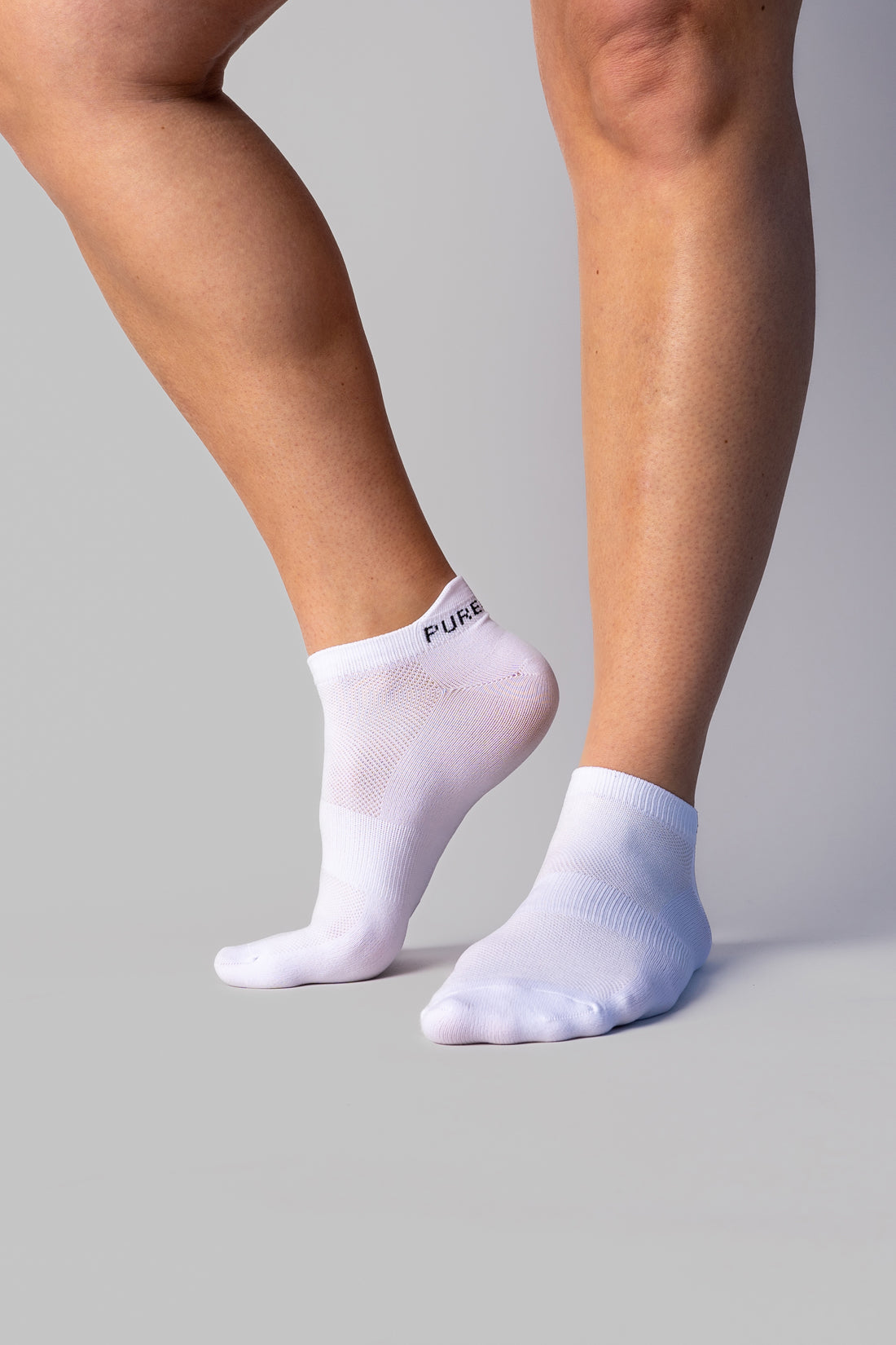 Pure Lime Footies 2-pack Socks 1001 White/White