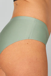 Pure Lime Invisible Hipster 2 Pack Hipsters 4601 Dusty Seagreen/Black