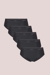 Pure Lime Invisible Hipster 5 pack Hipsters 2001 Black/Black