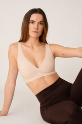 Pure Lime Invisible Microfiber Bra Bra 1830 Beige
