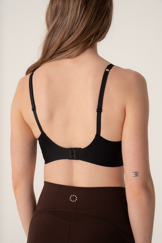 Pure Lime Invisible Microfiber Bra Bra 2000 Black