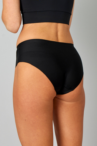 Pure Lime Invisible Microfiber Hipster 2 Pack Hipsters 2001 Black/Black