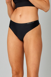 Pure Lime Invisible Microfiber Thong 2 Pack G-string 2001 Black/Black