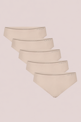 Pure Lime Invisible Thong 5 pack Thong 1830 Beige