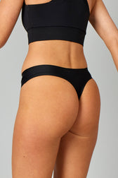 Pure Lime Invisible Thong 5 pack Thong 2001 Black/Black