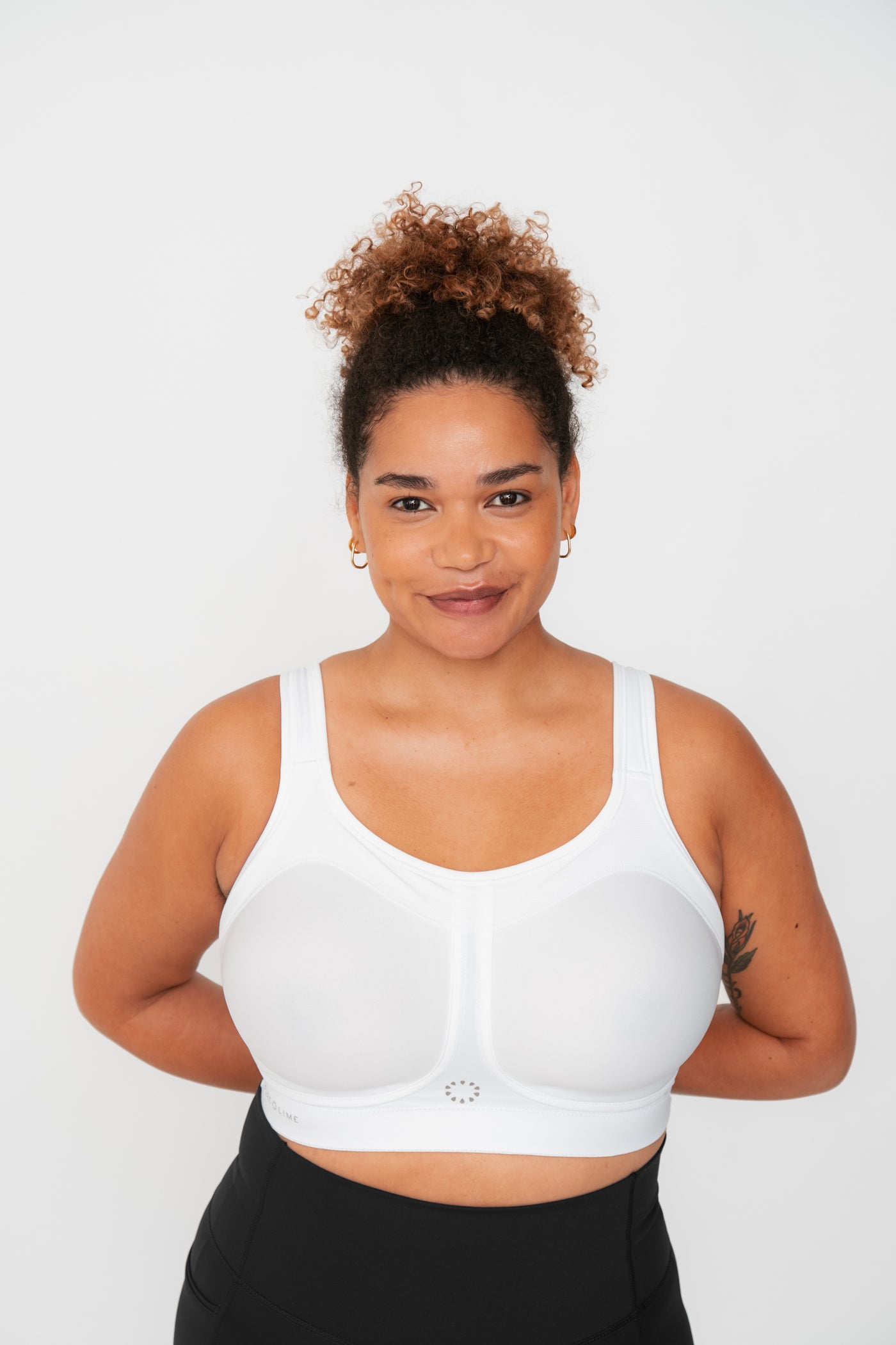 Compression Bra High Impact - White