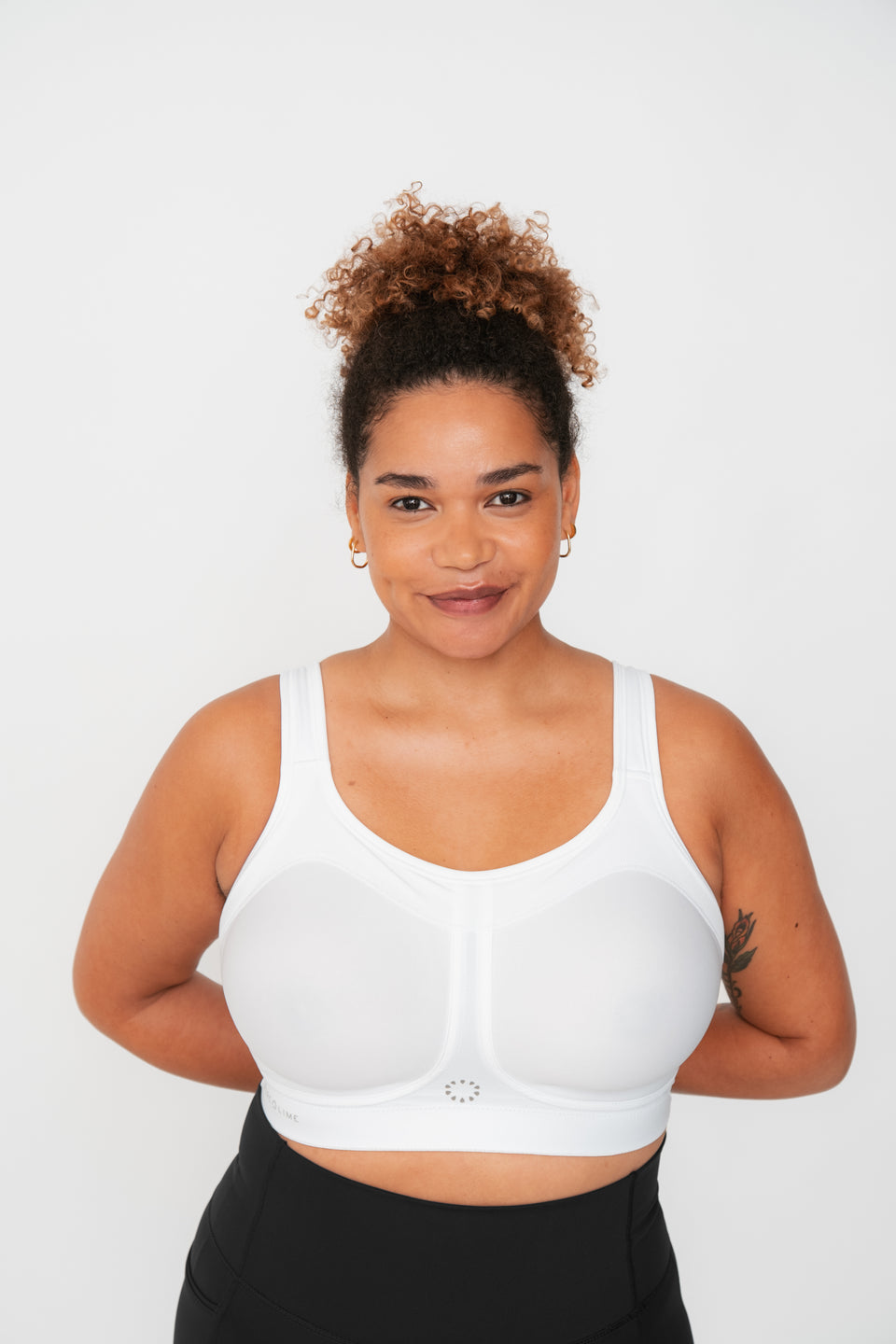 Compression Bra High Impact - White