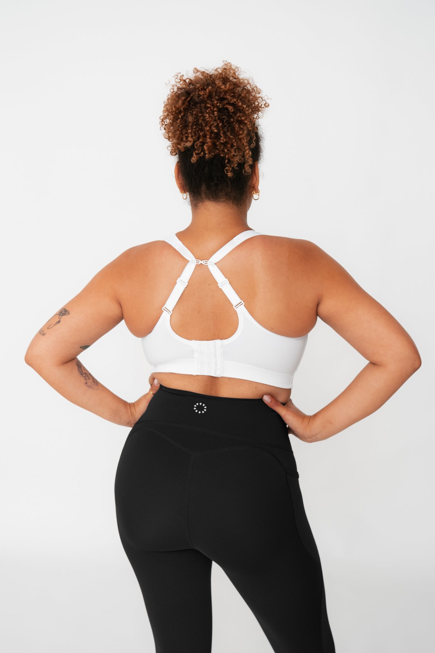 Compression Bra High Impact - White