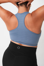 Seamless Bra Top - Dew Blue