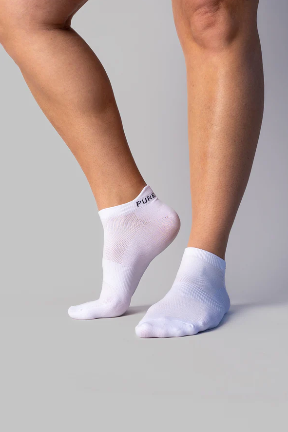 Pure Lime Pure Lime Footies 3-pack Socks 1001 White/White