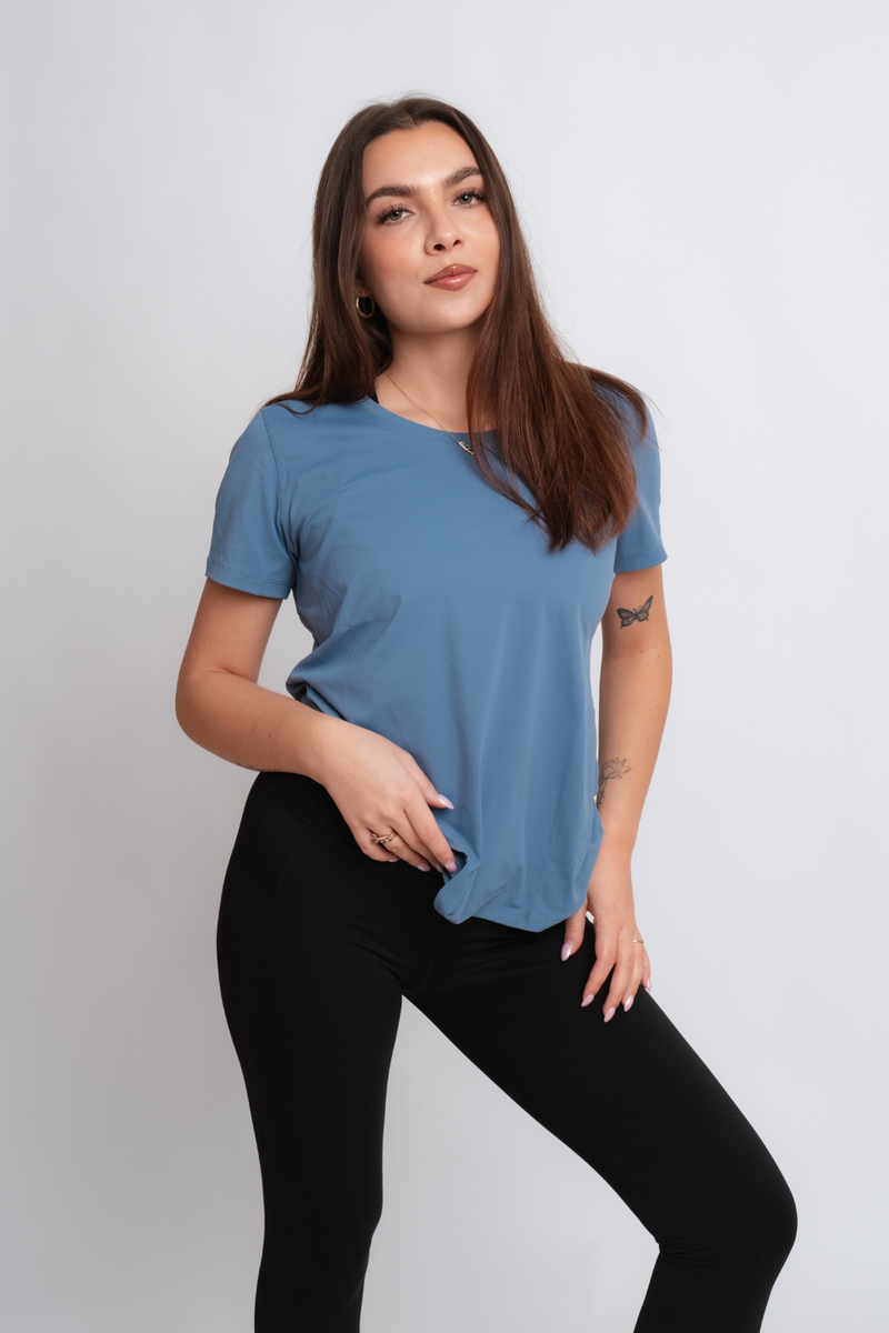 Pure Lime Pure Training Tee Tee 4620 Dew Blue