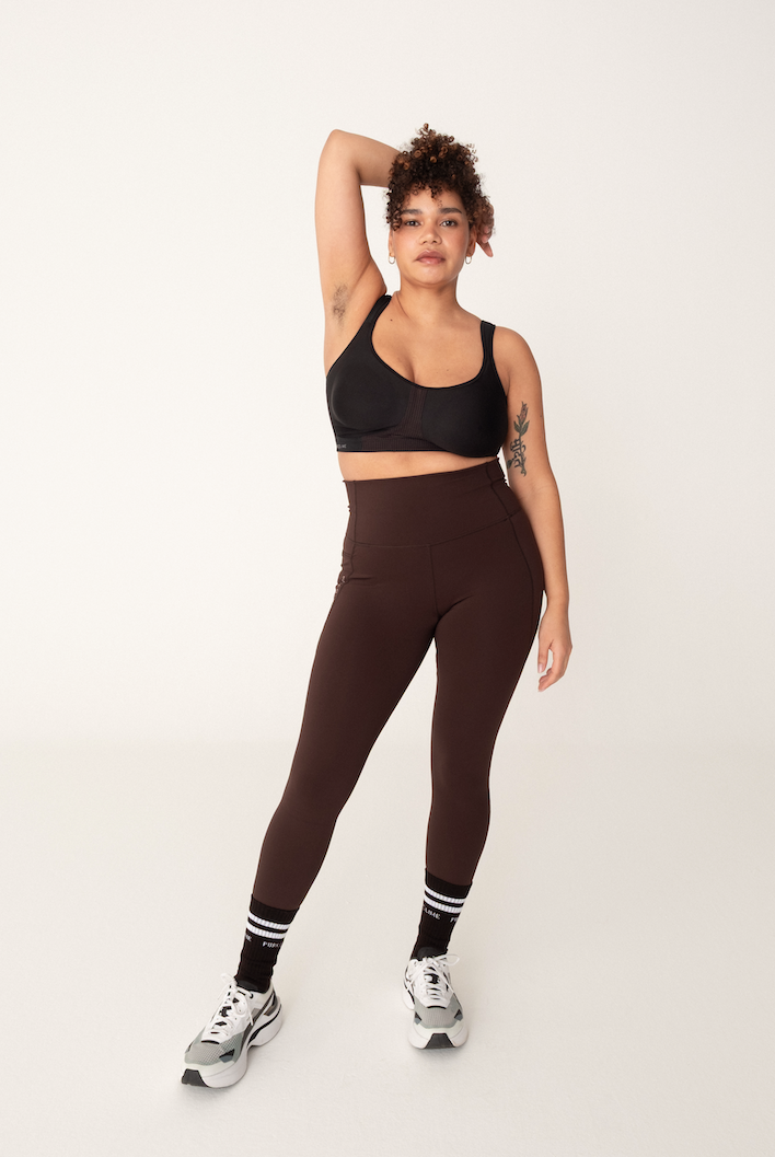 Pure Lime Pure Training Tights Leggings 1850 Black Coffee
