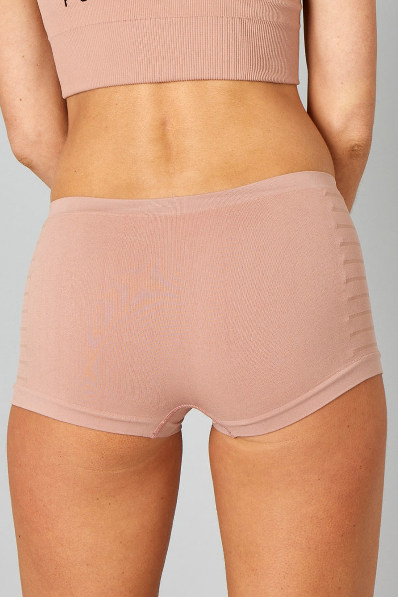 Pure Lime Purelime Recycled Seamless Boxer 5 pack Hipsters 6211 Dusty Rose