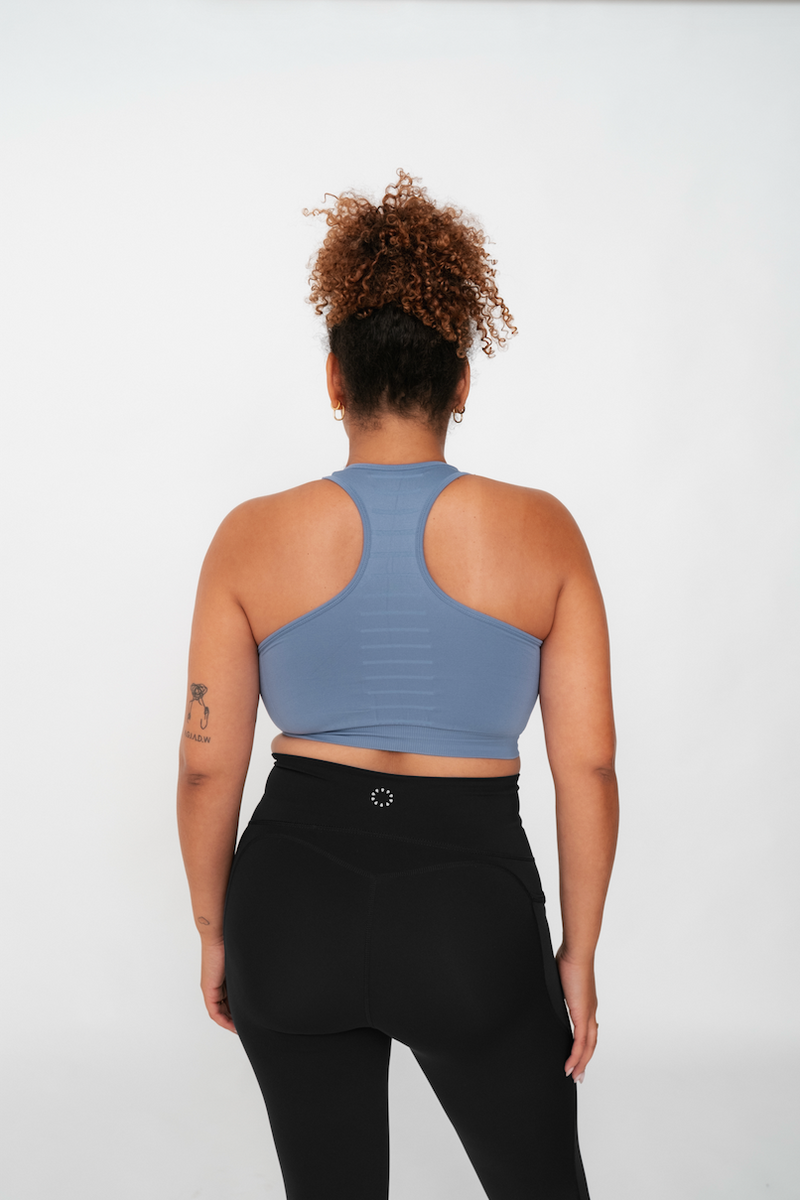 Pure Lime Seamless Bra Top Bra Top 4620 Dew Blue