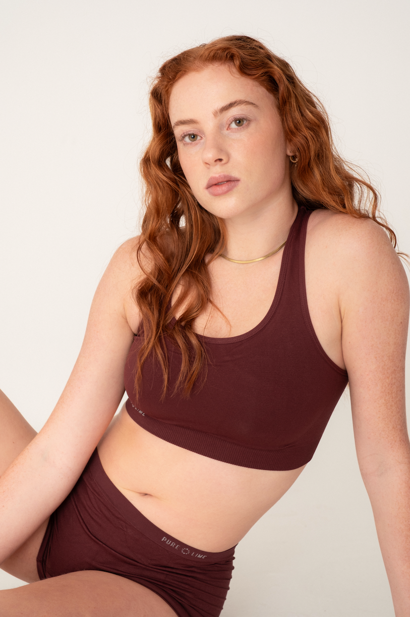 Pure Lime Seamless Bra Top Bra Top 6220 Tawny Port