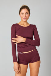 Pure Lime Seamless Longsleeve Tee Tee 6220 Tawny Port