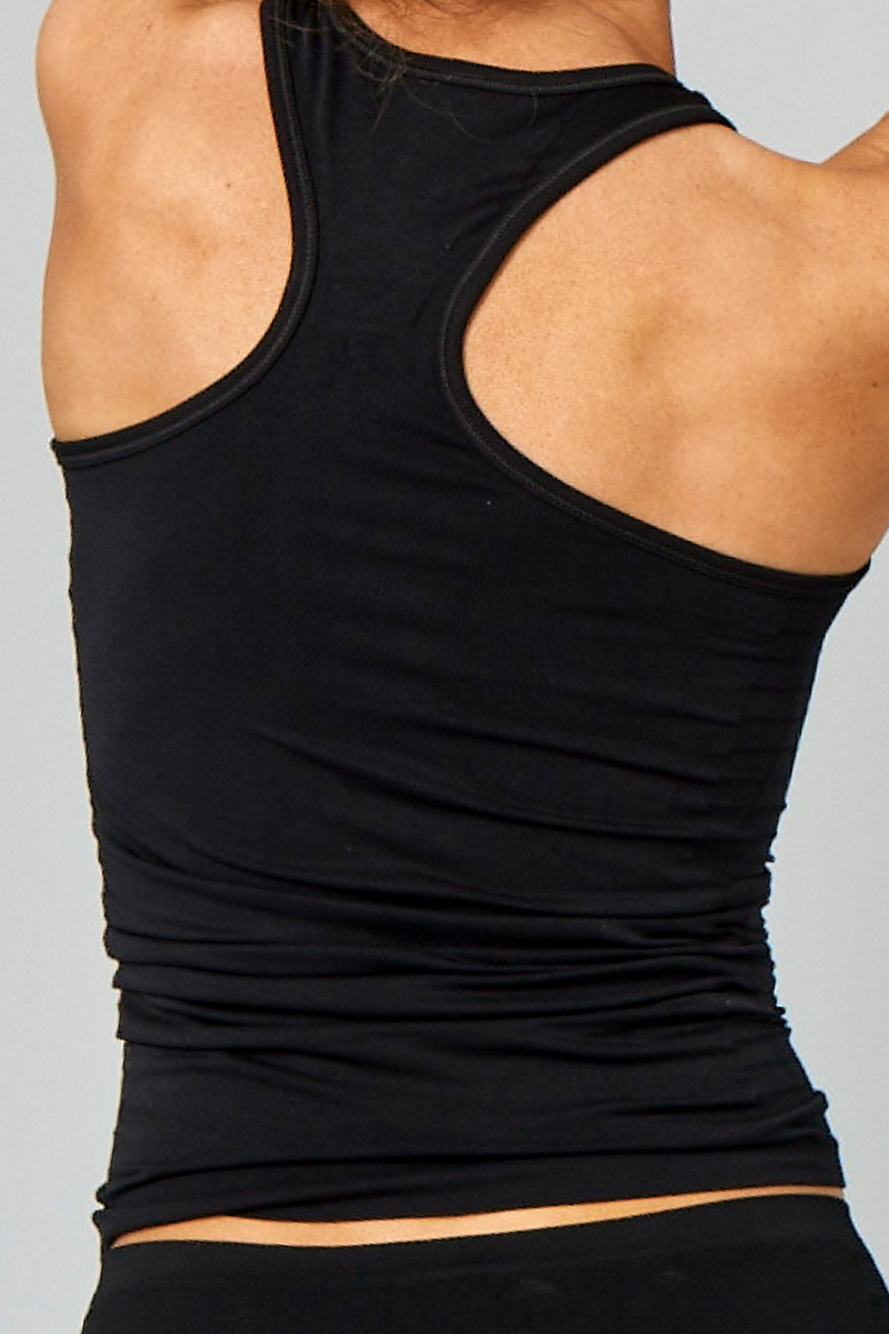Pure Lime Seamless Tank Top Tank Top 2000 Black