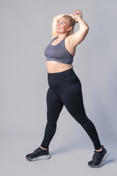 Pure Lime Seamless Tights Leggings 2000 Black