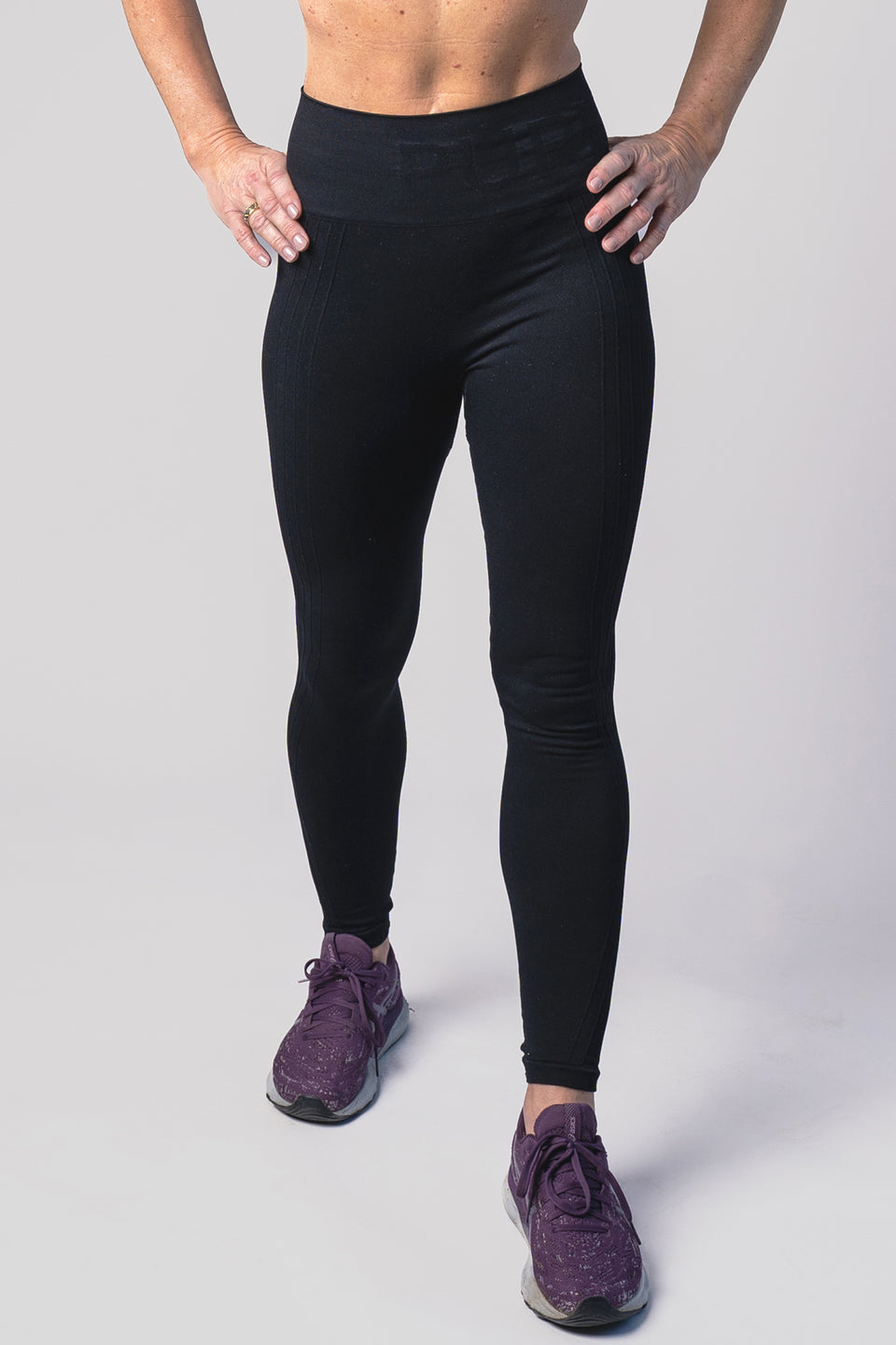 Pure Lime Seamless Tights Leggings 2000 Black