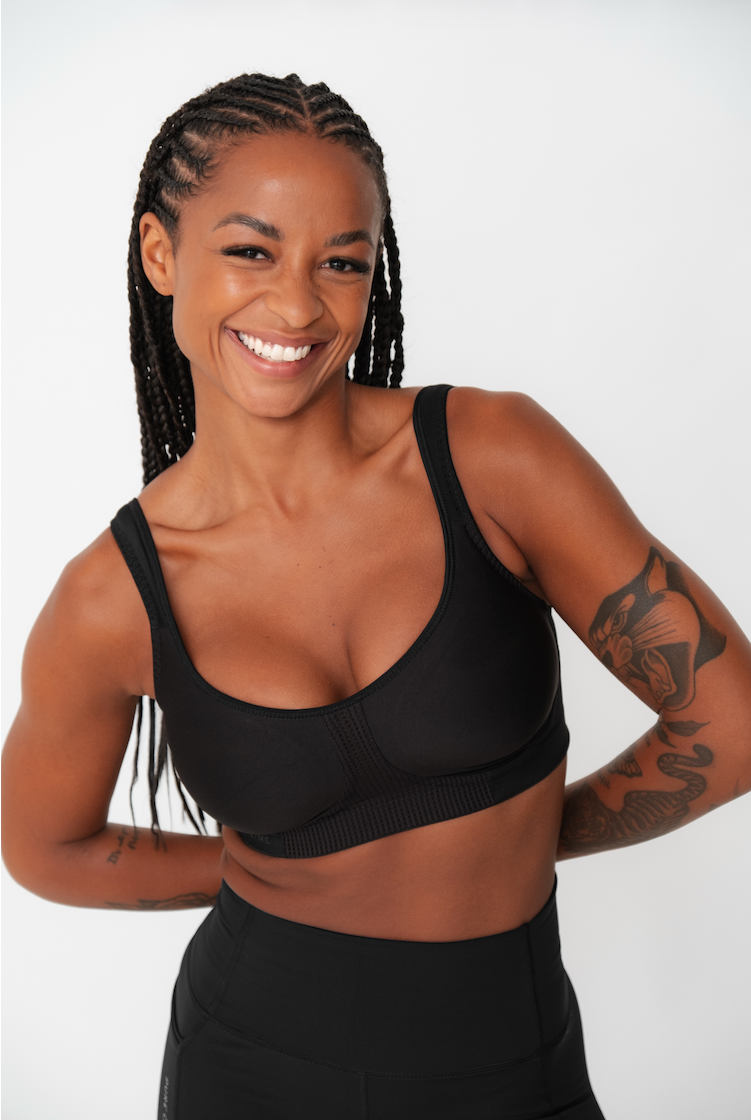 Pure Lime Support Bra Bra 2000 Black