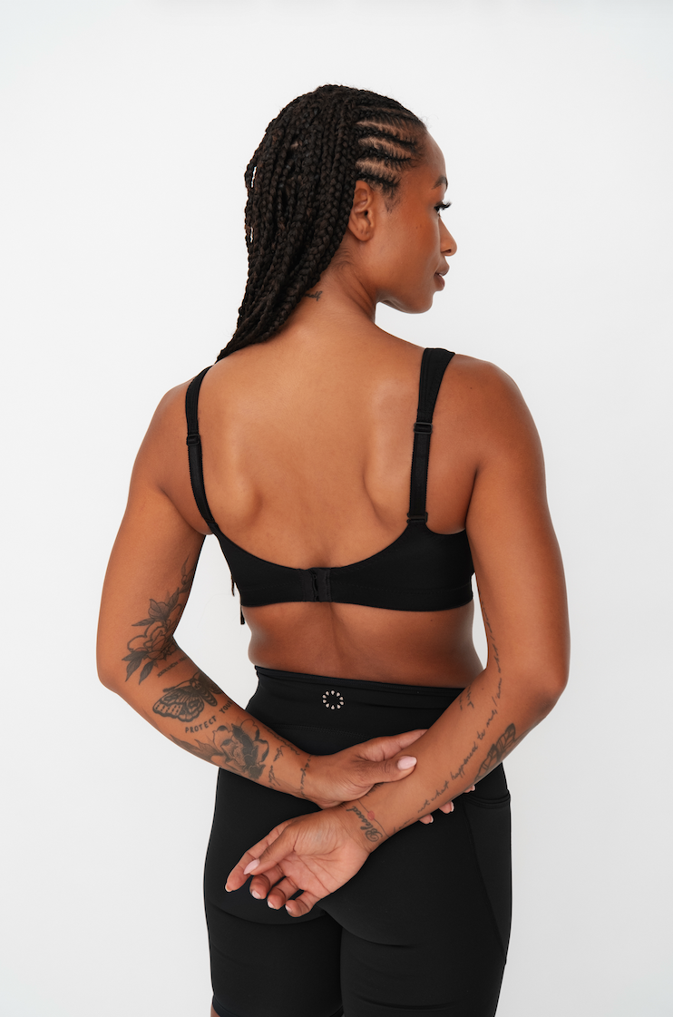 Pure Lime Support Bra Bra 2000 Black