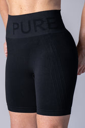 Pure Lime Seamless Shorts Leggings 2000 Black